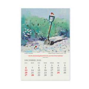 Calendars December Square Canvas