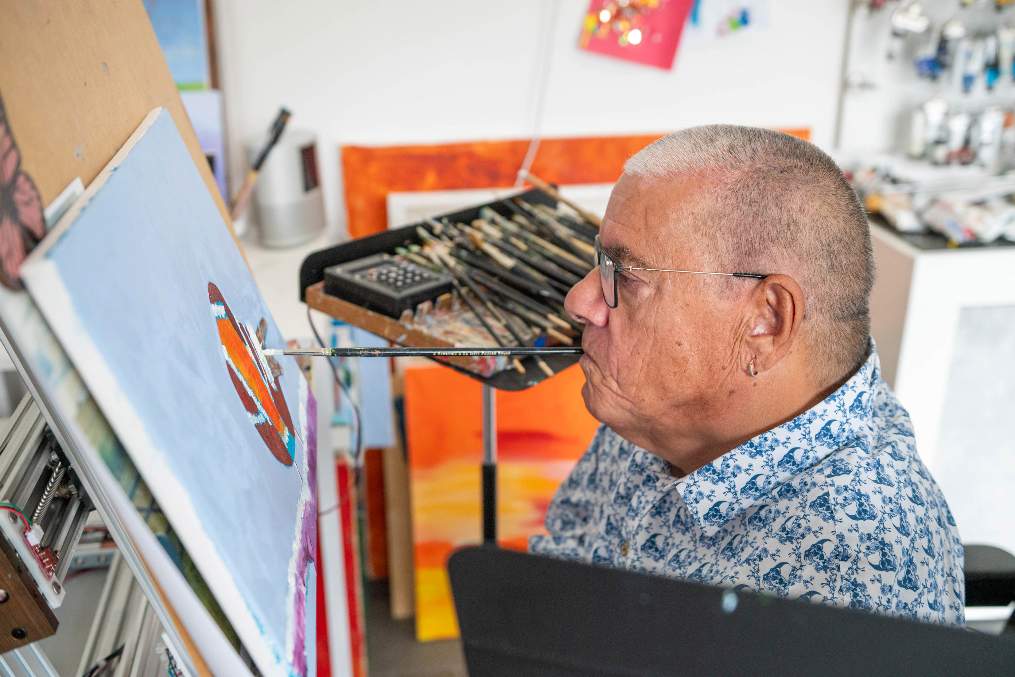 Rob Trent Robin Christmas Card 1