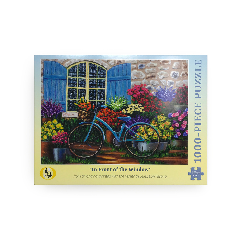 2025 Spring Jigsaw In Front Of The Window